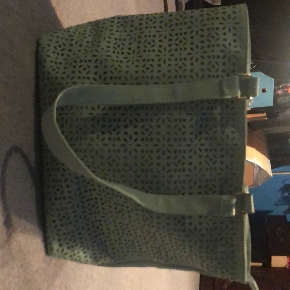 Flower print purse